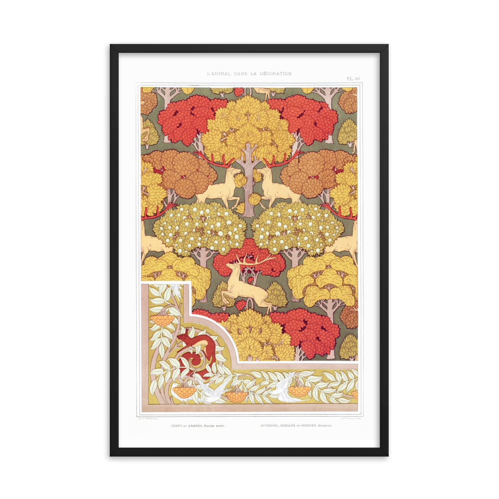 Cerfs et arbres