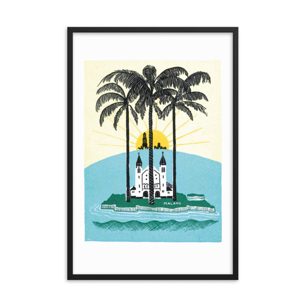 Blick auf die Insel Malang (Java, Indonesien)