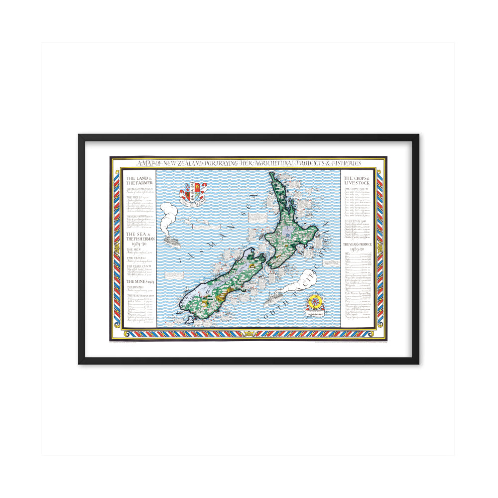 A Map of New Zealand