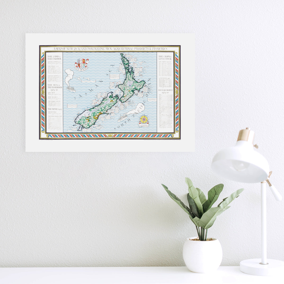 A Map of New Zealand