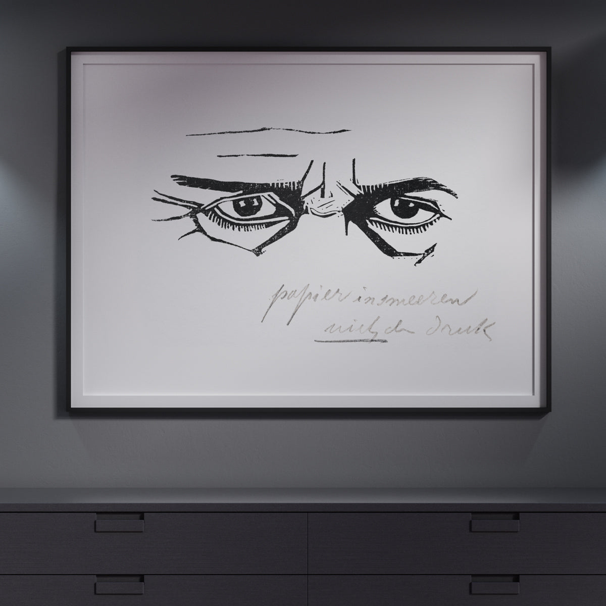Self–portrait of the eyes