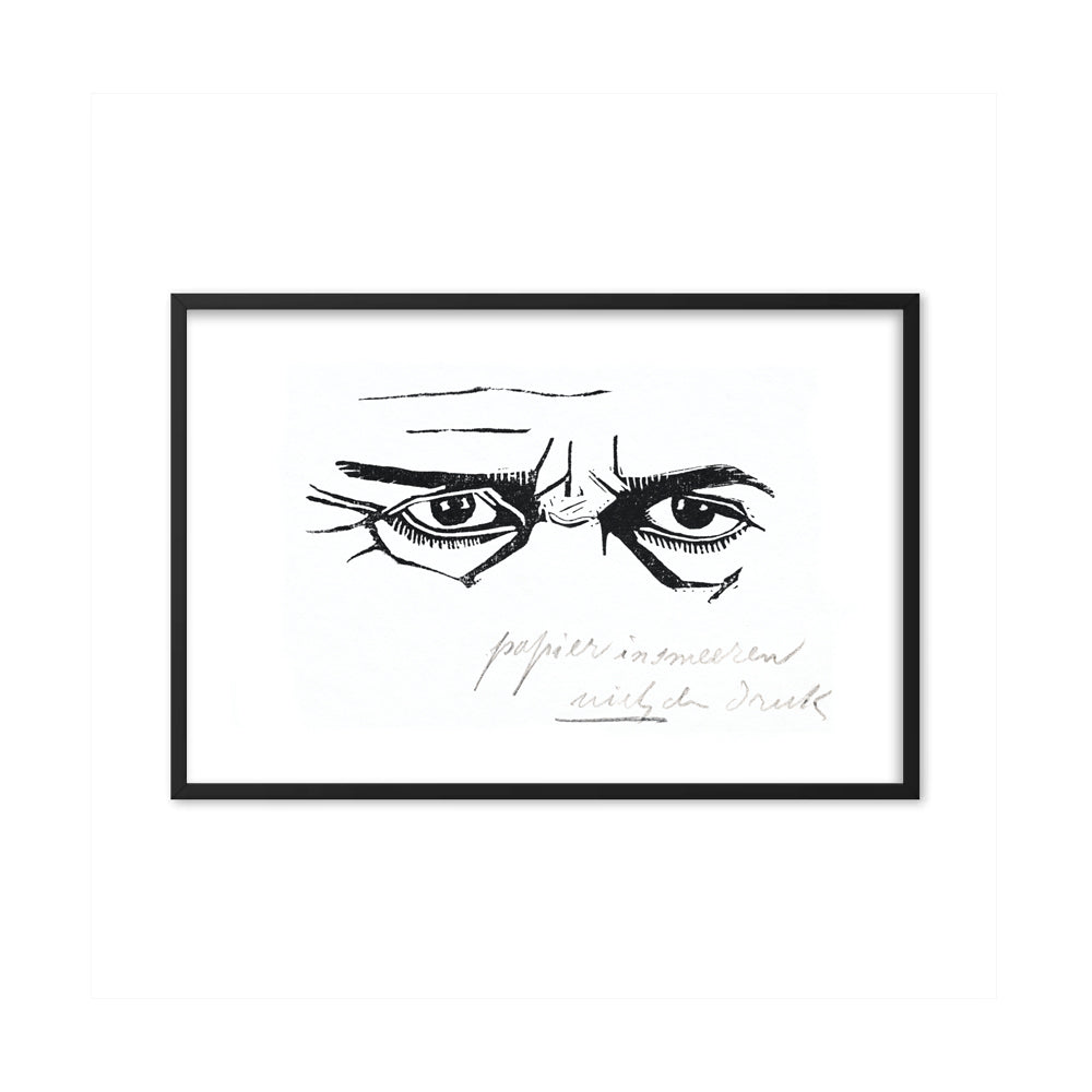 Self–portrait of the eyes