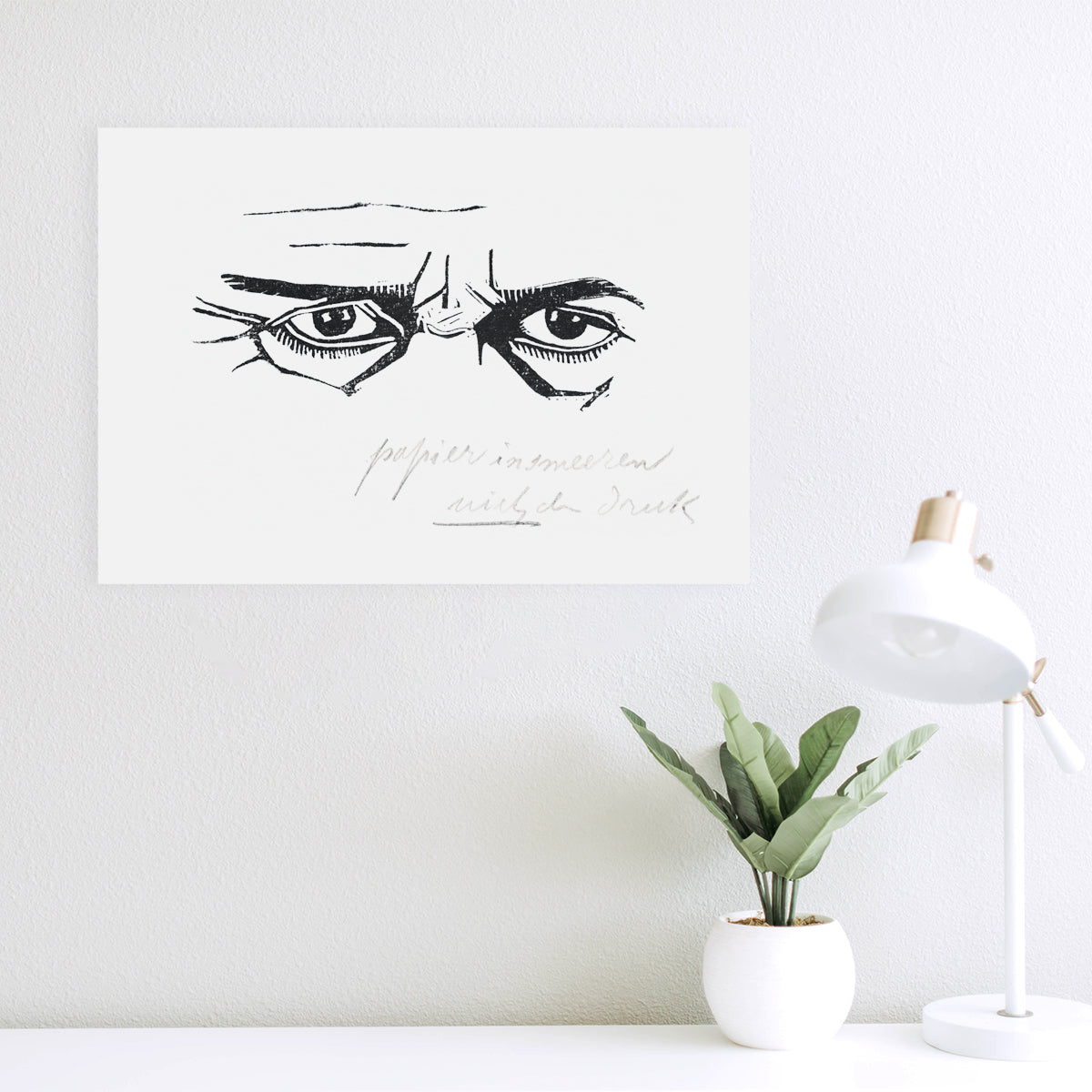 Self–portrait of the eyes