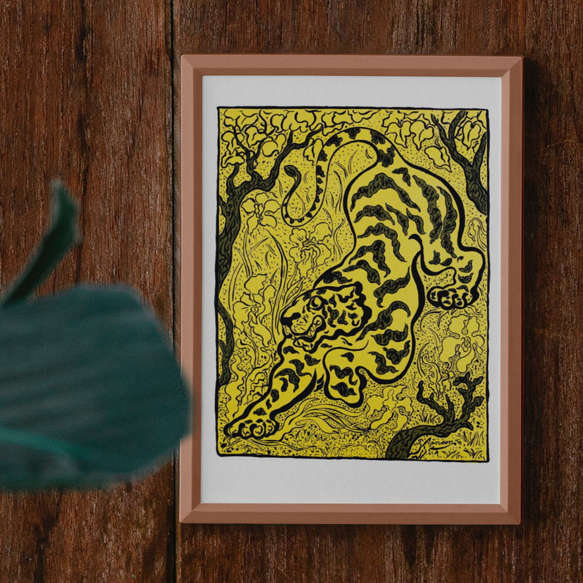Tigre dans les jungles