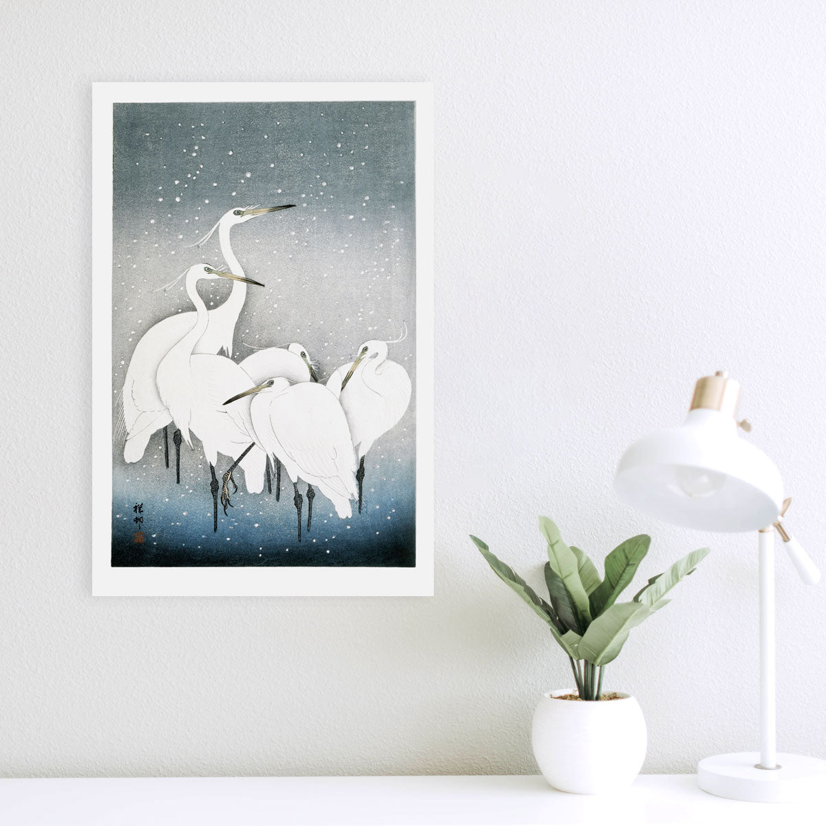 Group of Egrets