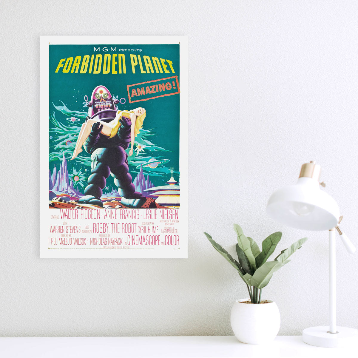 Forbidden Planet (French) print by Vintage Entertainment Collection